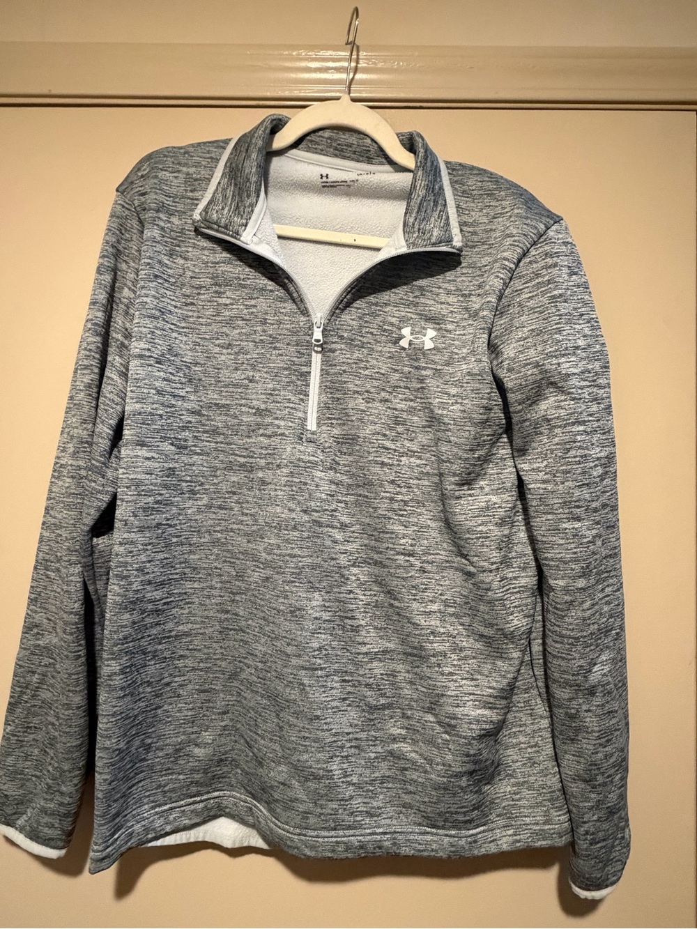 Under Armour Heather Gray Pullover Quarter-Zip